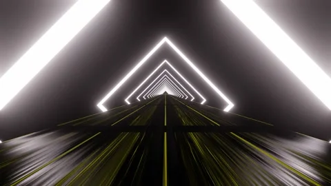 Highway or Roadway. Subway, Driver Traffic tunnel with white light. Stock Footage 165829366