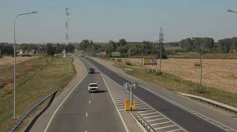Highway outside the city, intersection 動画素材 38518154