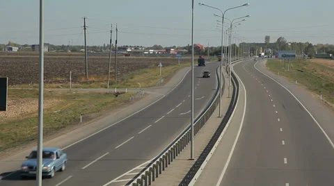 Highway outside the city, intersection 動画素材 38518277