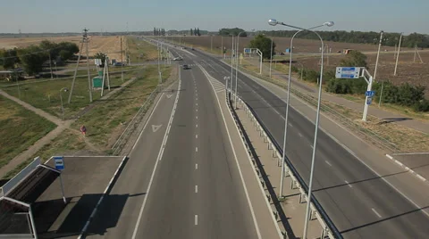 Highway outside the city, intersection 動画素材 38518828