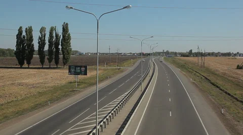 Highway outside the city, intersection 動画素材 38518967