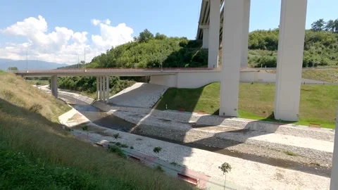 Highway over the bridge Stock Footage 139113909