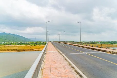 Highway over the bridge. Foto stock