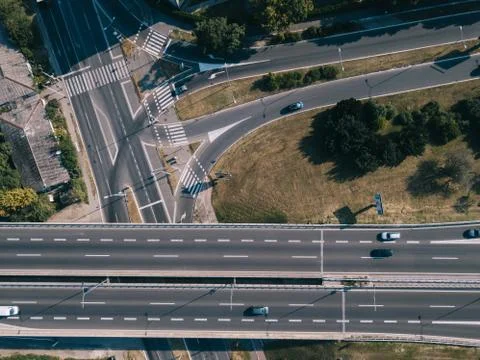 Highway overpas Foto stock
