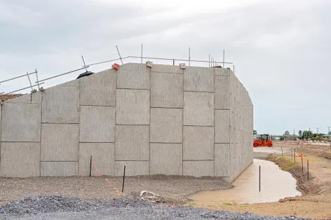 Highway Overpass Under Construction Stock Photos