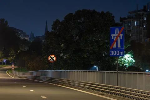 On the highway Foto stock