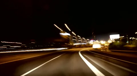 Highway Rage Camera Car High Speed Stock Footage 50236646