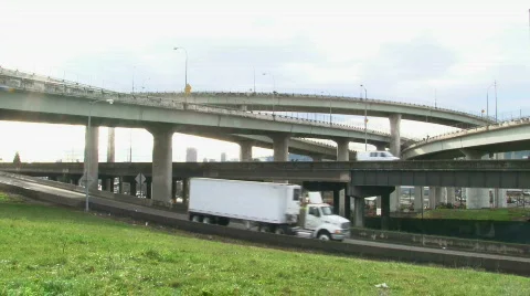 Highway Real Time 1 스톡 동영상 610515