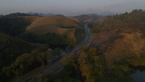 Highway in Rio de Janeiro Stock Footage 320186370