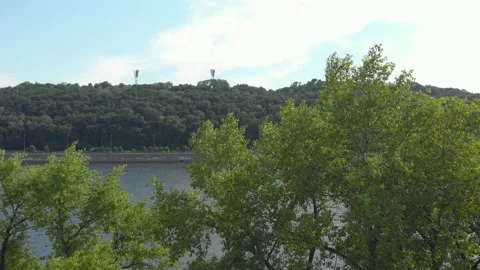 Highway By The River Stock Footage 156647479