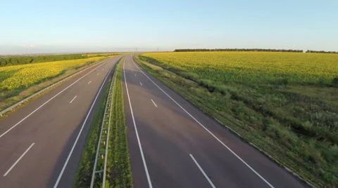 Highway Road Stock Footage 52480697