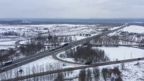 Highway. Road junction 動画素材 146545720