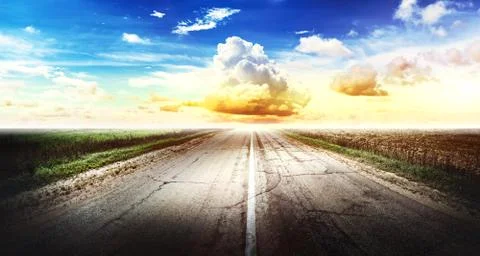 Highway road Stock Photos