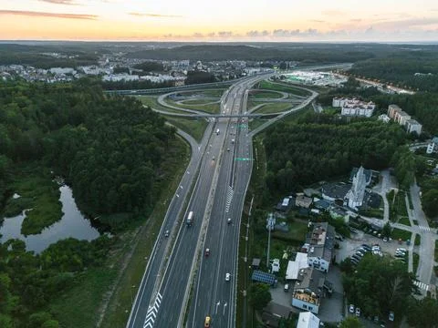 Highway Road Foto stock