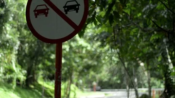 Highway Road Sign Video stock 85520889