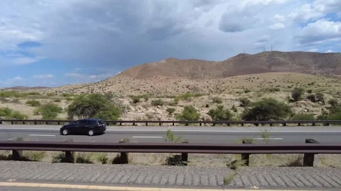 Highway road with traffic on it Stock Footage 251936646