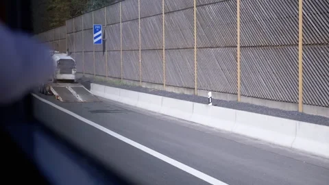 Highway Roadside Equipment Stock Footage 312007603