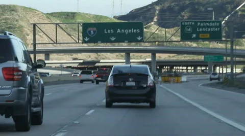 Highway Sign 2 Stock Footage 762958
