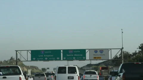 Highway Sign 3 Video stock 763109