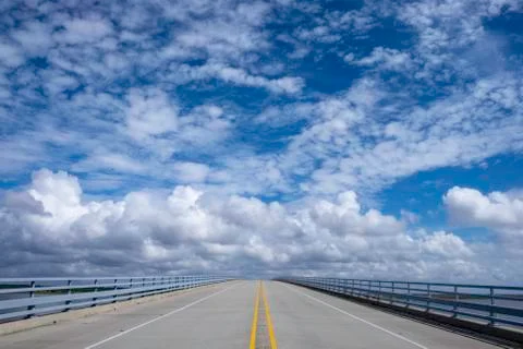 Highway to the sky 스톡 사진