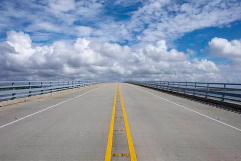 Highway to the sky 스톡 사진