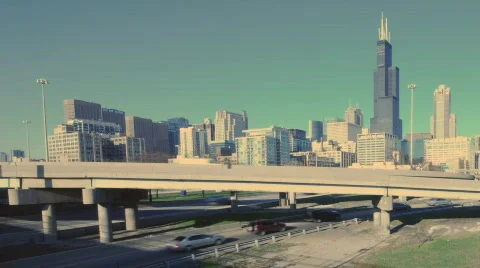 Highway Skyline Stock Footage 368335