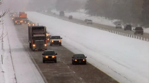 Highway Snow Vidéo 36806452