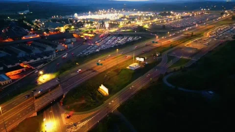 Highway - Syracuse, NY Video stock 336159251