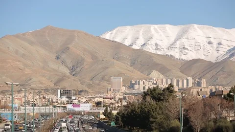 Highway in Tehran 库存影片 92508226