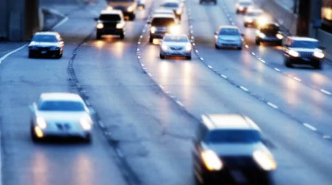 Highway Tight Shot Stock-Footage 46630095