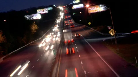 Highway Time Lapse Stock-Footage 115425