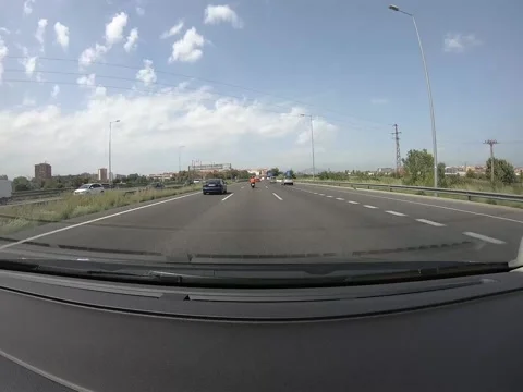 Highway Timelaps in Spain Stock Footage 137823865