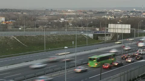 Highway timelapse 02 Stock Footage 21306066