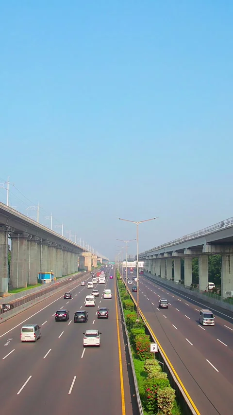 Highway Timelapse 2 (Potrait) Stock Footage 331694363