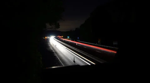 Highway Timelapse Stock Footage 22982526
