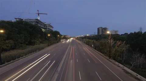 Highway timelapse Stock Footage 44621827