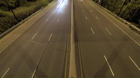 Highway timelapse Stock Footage 44623501