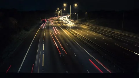 Highway timelapse Stock Footage 56407109