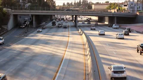 Highway Timelapse Overpass Stock Footage 12286116