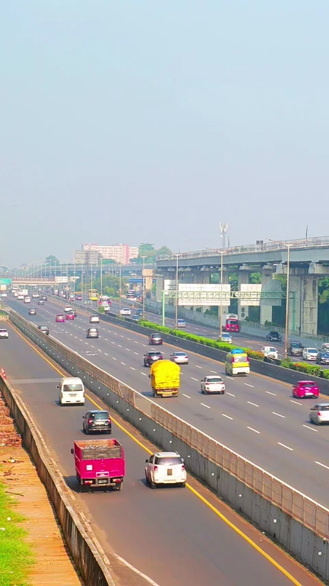 Highway Timelapse (Potrait) Stock Footage 331694354