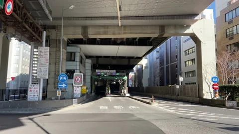 Highway toll gate Video stock 148222021
