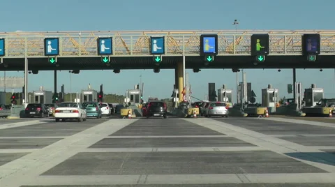 Highway tolls Stock Footage 42877706