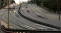 Highway Traffic 09 Tilt Down Timelapse Highway Sunset HD Footage