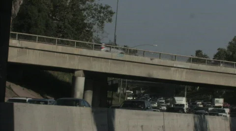 Highway traffic 2 Stock Footage 416744