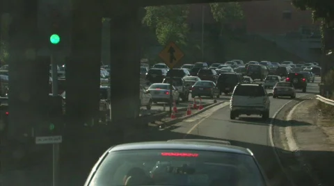 Highway traffic 3 Stock Footage 412792