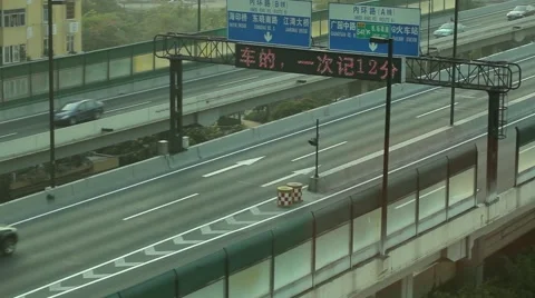 Highway traffic in China 2 Stock-Footage 48928021