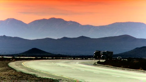 Highway traffic Stock Footage