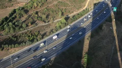 Highway traffic Video stock 12269997