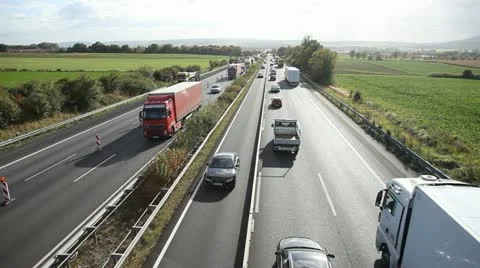 Highway Traffic Stock Footage 12289786
