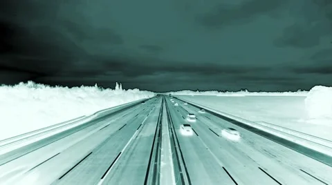 Highway traffic Stock Footage 49692155